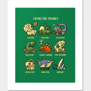 Extinction Theories Posters and Art